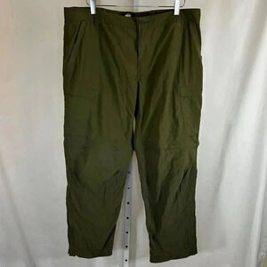 2/$30 REI Sahara 42x30 Men Pant Convertible Short Green Outdoor Hiking Fishing